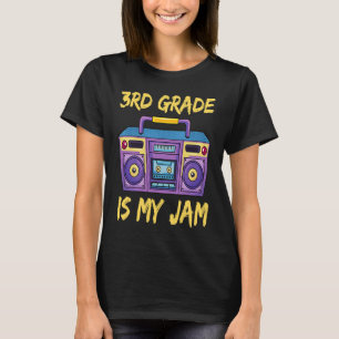 Camiseta 3.ᵉʳ Grado de mi escuela de improvisación retro 80