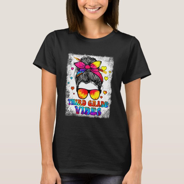 Camiseta 3.ᵉʳ Grado De Vibes Desordenado De Vuelta Al Chica (Anverso)
