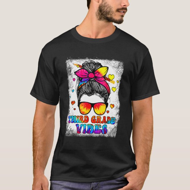 Camiseta 3.ᵉʳ Grado De Vibes Desordenado De Vuelta Al Chica (Anverso)