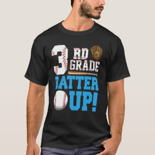 Camiseta 3.ᵉʳ Grado De Vuelta A La Escuela 3.ª Base De Bate