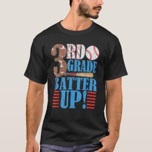 Camiseta 3.ᵉʳ Grado De Vuelta A La Escuela 3.ª Base De Bate