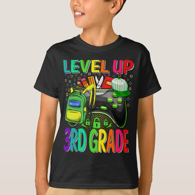 Camiseta 3.ᵉʳ Grado De Vuelta A La Escuela Sin Bloqueo (Anverso)