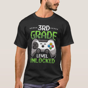 Camiseta 3.ᵉʳ Grado Desbloqueado De Nuevo Al Videojuego Esc