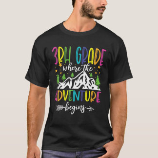 Camiseta 3.ᵉʳ Grado Donde La Aventura Comienza De Vuelta A 