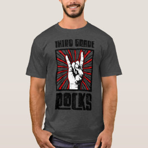 Camiseta 3.ᵉʳ Grado Rodea el Barrio Rojo EE.UU.