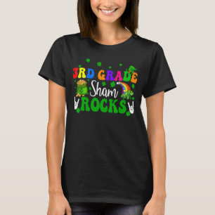 Camiseta 3.ᵉʳ Grado Shamrock Funny Manos Shamrock Pat