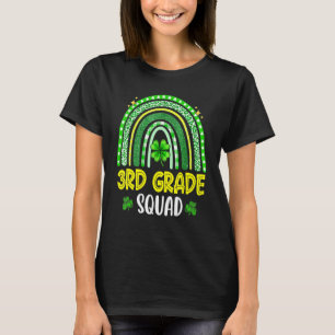 Camiseta 3.ᵉʳ Grado Squad St Patricks Day Funny Mating