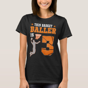 Camiseta 3.ᵉʳ Nacimiento del Básquetbol Fiesta Temática de
