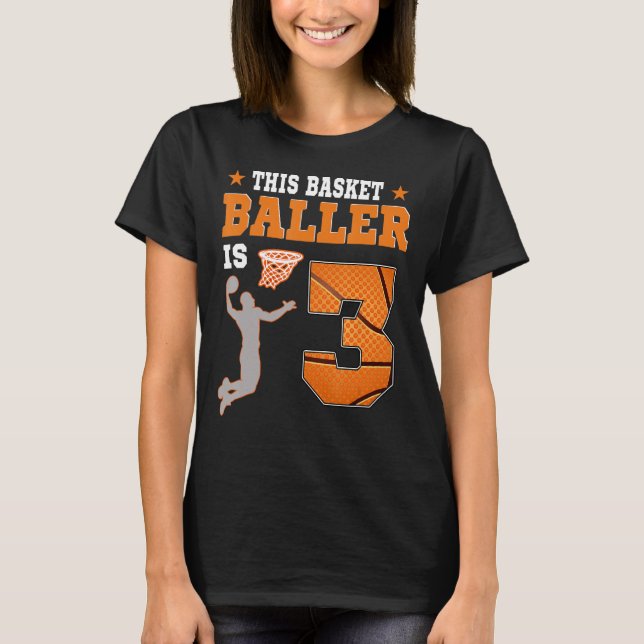 Camiseta 3.ᵉʳ Nacimiento del Básquetbol Fiesta Temática de  (Anverso)