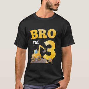 Camiseta 3.ᵉʳ novio de cumpleaños, yo tengo 3 años de excav