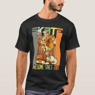 Camiseta 3.ᵉʳ Patinador De Patinaje De Cumpleaños Increíble