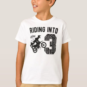 Camiseta 3.ᵉʳ regalo de cumpleaños Bicicleta sucia Moto