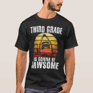 Camiseta 3.ᵉʳ Tercer Grado De Jawsome Back To School Shark 