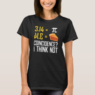 Camiseta 3 14 41 3 Coincidencia No Creo Matemáticas Humoros
