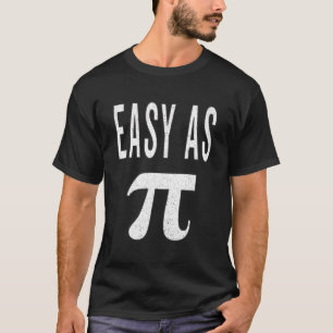 Camiseta 3.14 Angustiado Fácil Como Tarta Pi Chiste Diverti