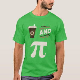 Camiseta 3.14 Chiste De Matemáticas Graciosas De Café Y Pie