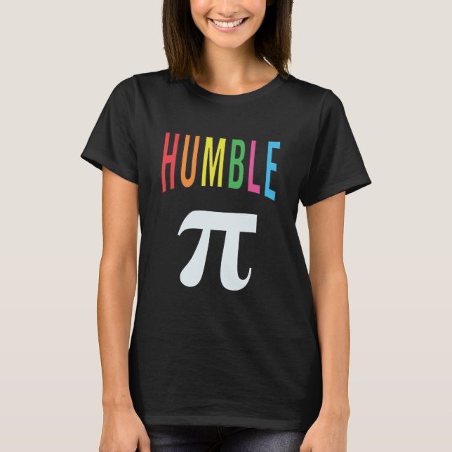 Camiseta 3.14 Humble Chiste de matemáticas de Pie Pi Pun (Anverso)