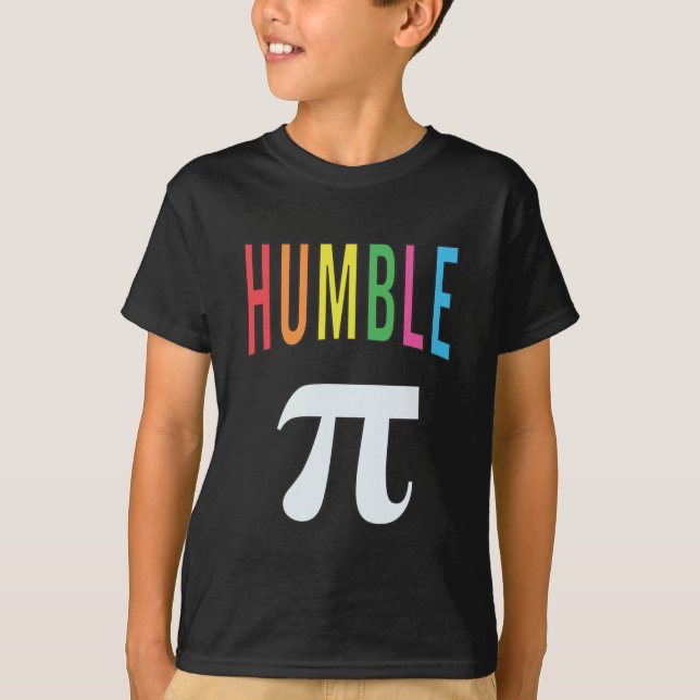 Camiseta 3.14 Humble Chiste de matemáticas de Pie Pi Pun (Anverso)