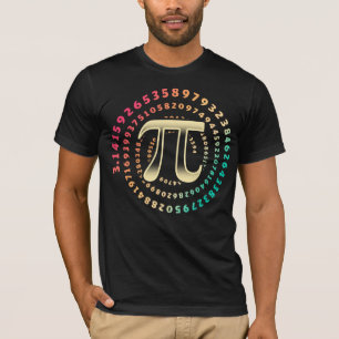 Camiseta 3.14 Número Pi Día Símbolo matemática Número irrac