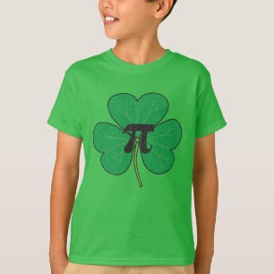 Camiseta 3.14 Pastel de trébol desgastado vintage divertido