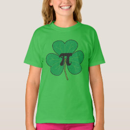 Camiseta 3.14 Vintage Distressed Shamrock Pie Funny Pi Pun