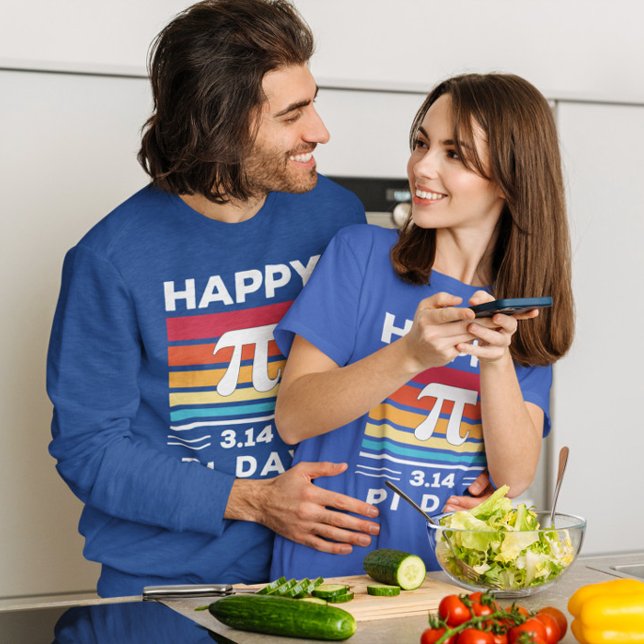Camiseta 3.14 Vintage Sunset Happy Pi Day (Subido por el creador)