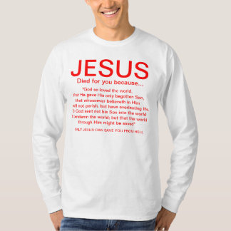 Camiseta 3:16 de Juan