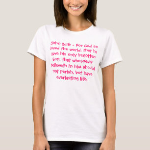 Camiseta 3:16 de Juan