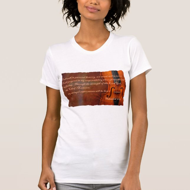 Camiseta 3:19 de Habakkuk (Anverso)