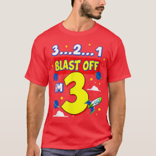Camiseta 3 2 1 Explosión de suministros de fiesta de cumple