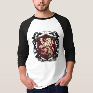Camiseta 3/4 raglán unisex de la manga