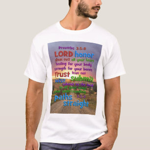 Camiseta 3:5 de los proverbios - trayectoria larga 8