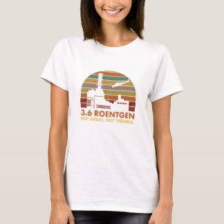 Camiseta 3,6 roentgen no grande, Chernóbil no terrible