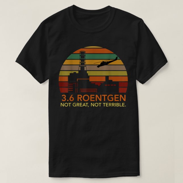 Camiseta 3.6 Roentgen No Grande, No Terrible Vina De Cherno (Diseño del anverso)