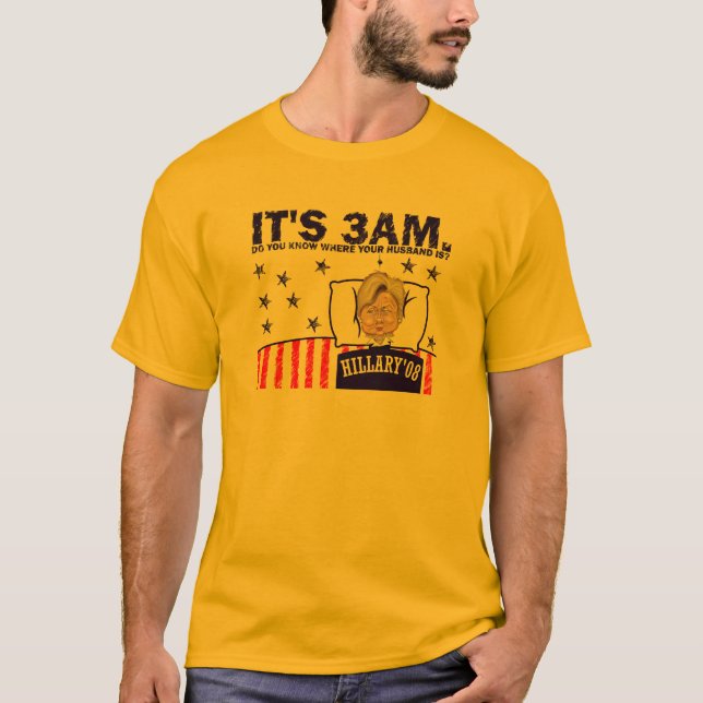 camiseta 3-AM-HILLARY (Anverso)