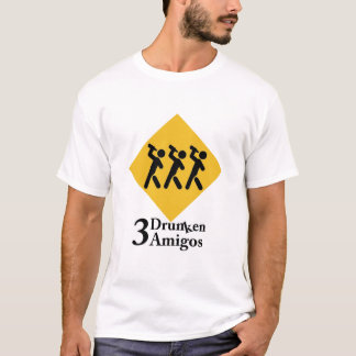 Camiseta 3 amigos borrachos