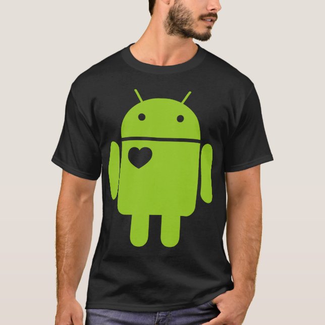 Camiseta <3 Android (Anverso)