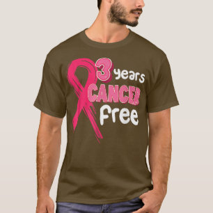 Camiseta 3 años Cáncer de Mama sin Cáncer de Mama Rosado Su