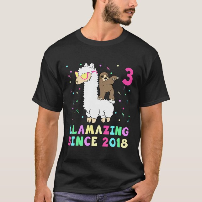 Camiseta 3 años de edad: Consigna de cumpleaños para Chicas (Anverso)