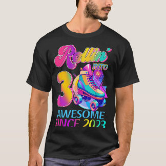 Camiseta 3 Años Increíble Desde 2023 Tema Hockey Cumpleaños