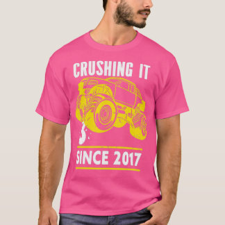 Camiseta 3 Aplastarlo Desde 2017 Para Un Niño De Cumpleaños