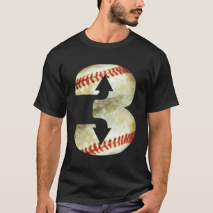 Camiseta 3 Arriba 3 Hacia Abajo Tres Hacia Abajo Softbol De