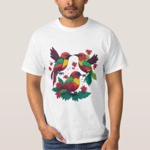 Camiseta 3 Aves de Reggae Pequeño