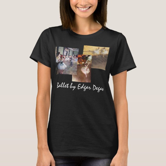 Camiseta 3 Ballet de arte de época diferente por Edgar Dega (Anverso)