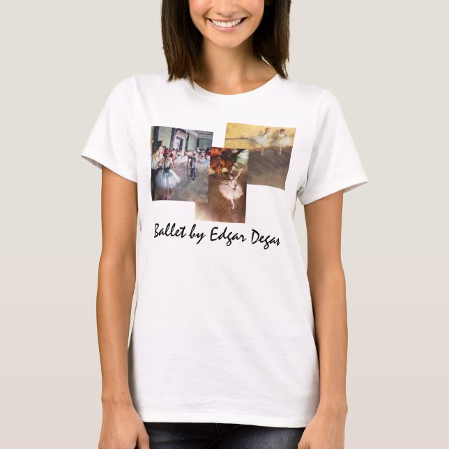 Camiseta 3 Ballet de arte de época diferente por Edgar Dega (Anverso)