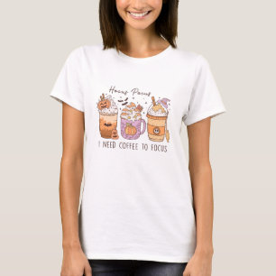 Camiseta 3 Café retro de Halloween, Hocus pocus Frappuccino