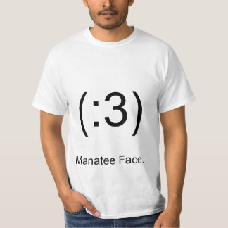 Camiseta (: 3), cara del Manatee