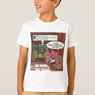 Camiseta 3 cerditos con habilidad en las redes sociales