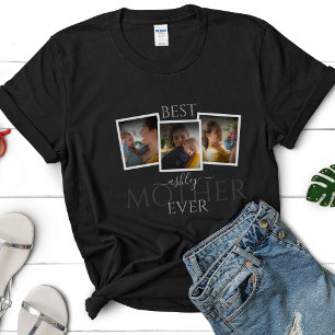 Camiseta 3 Collage de Fotos Mamá Familia Día de la Madre In