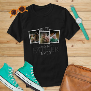 Camiseta 3 Collage de Fotos Papá Familia Día del Padre Inol